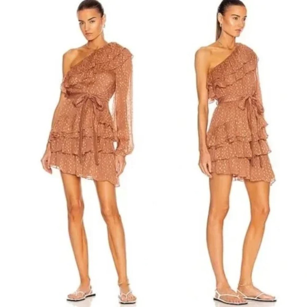 Rococo Sand | Aine One Shoulder Dress Size Small
